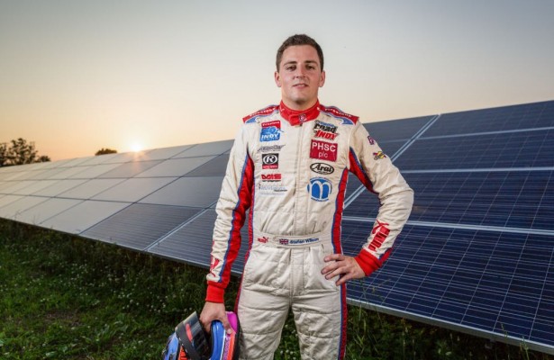 Stefan Wilson brings new sponsor American Solar Energy Society to IndyCar. [photo courtesy stefanwilson.co]