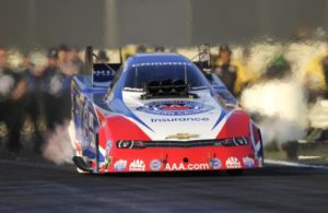NHRA Mello Yello Drag Racing Series Funny Car title contender Robert Hight, a four-time zMAX Dragway winner, will chase his first NHRA Carolina Nationals victory since 2009 this weekend at zMAX. [NHRA photo]