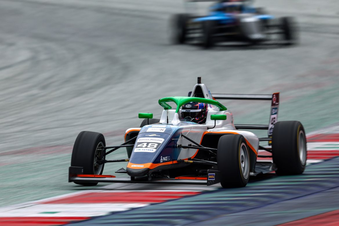 PHM Racing driver James Egozi wins the weekend at the Red Bull Ring in his first-ever ACCR Czech Formula race. [image © Petr Frybl]
